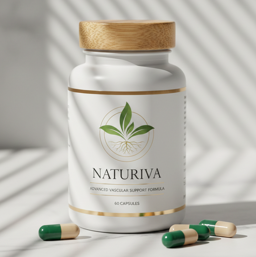 Naturiva 60 Kapseln - Nahrungsergänzungsmittel mit Weißdorn und Knoblauch